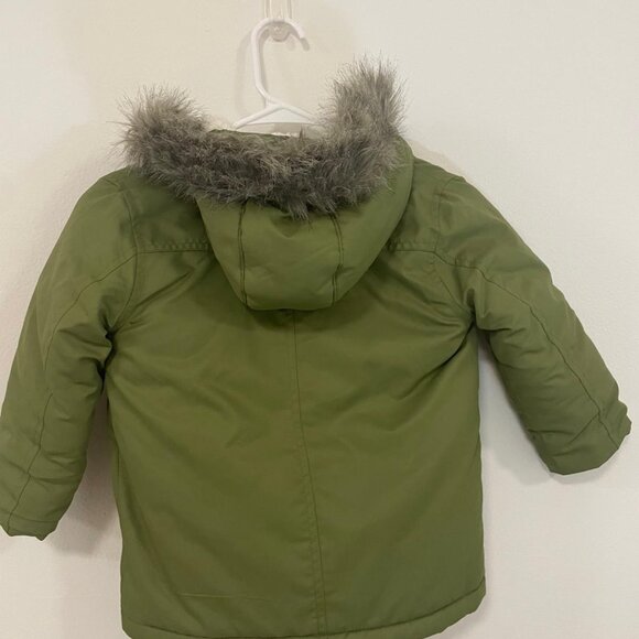 Cat & Jack Kids Jacket – 4T, Dark Green, Excellent - Picture 2 of 2